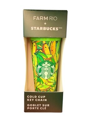 LIMITED EDITION FARM RIO STARBUCKS KEYCHAIN!💜